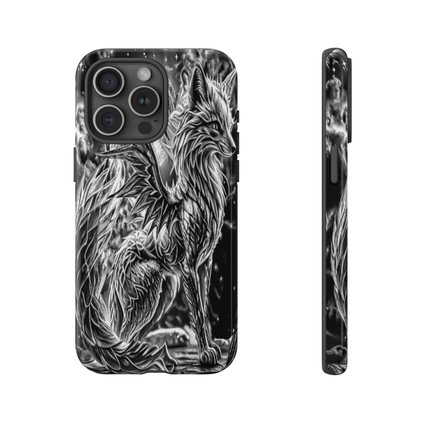 Winged Fox Tough Phone Case