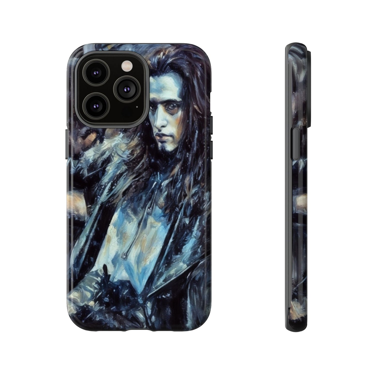 Enigmatic Goth Man Tough Phone Case