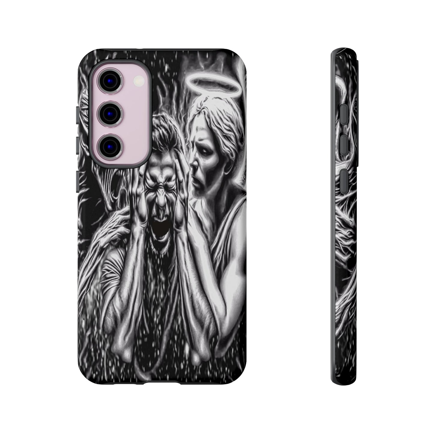 Good Vs Evil Tough Phone Case