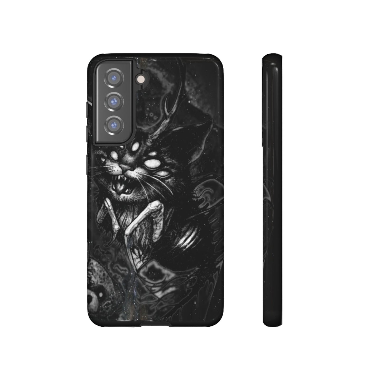 Scarey Cat Creature Tough Phone Case