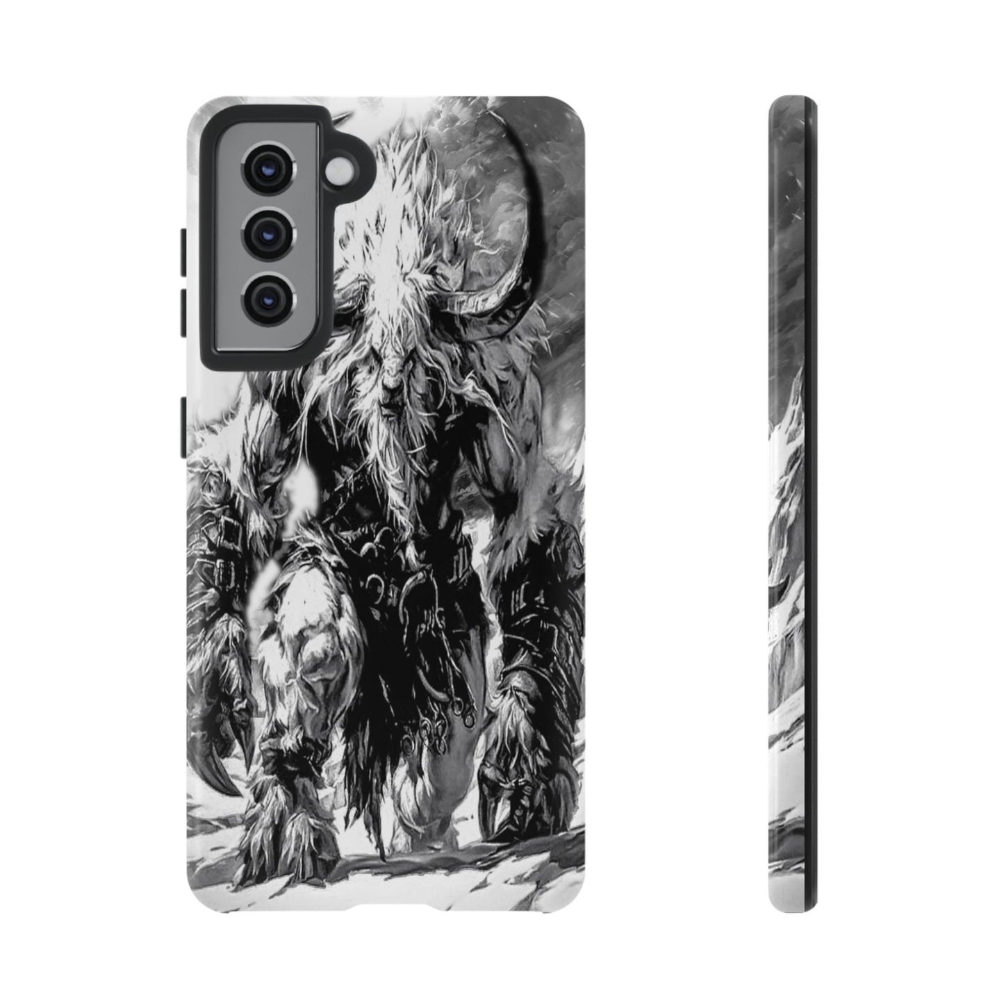 Snow Mountain Creature Tough Phone Case