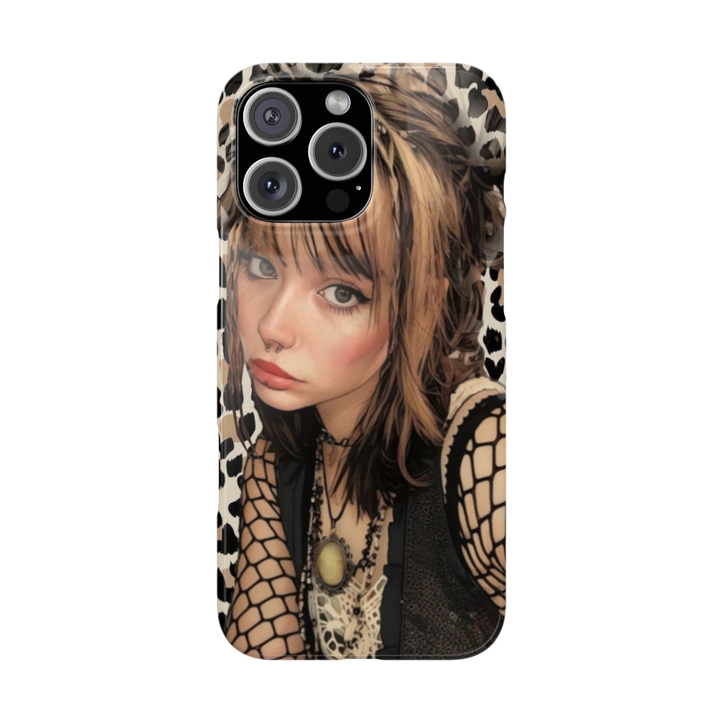 Gothical Leopard Snap Phone Case