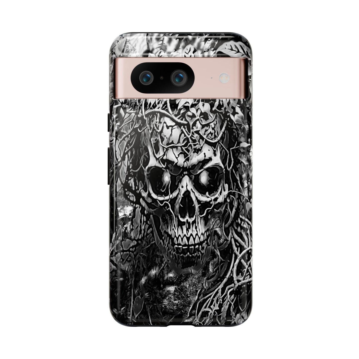 Crawling Vines Skull Tough Phone Case