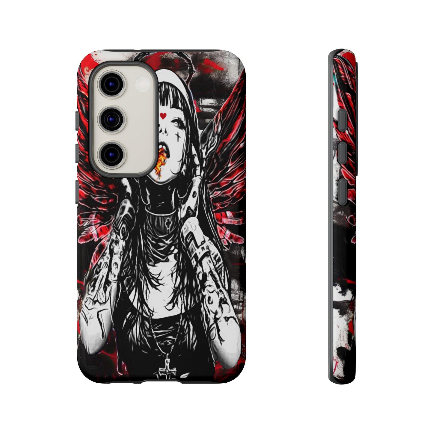 Naughty Angel Nun Tough Phone Case