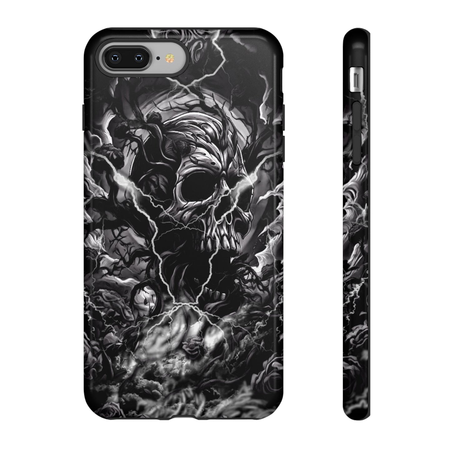 Skull Storm Tough Phone Case