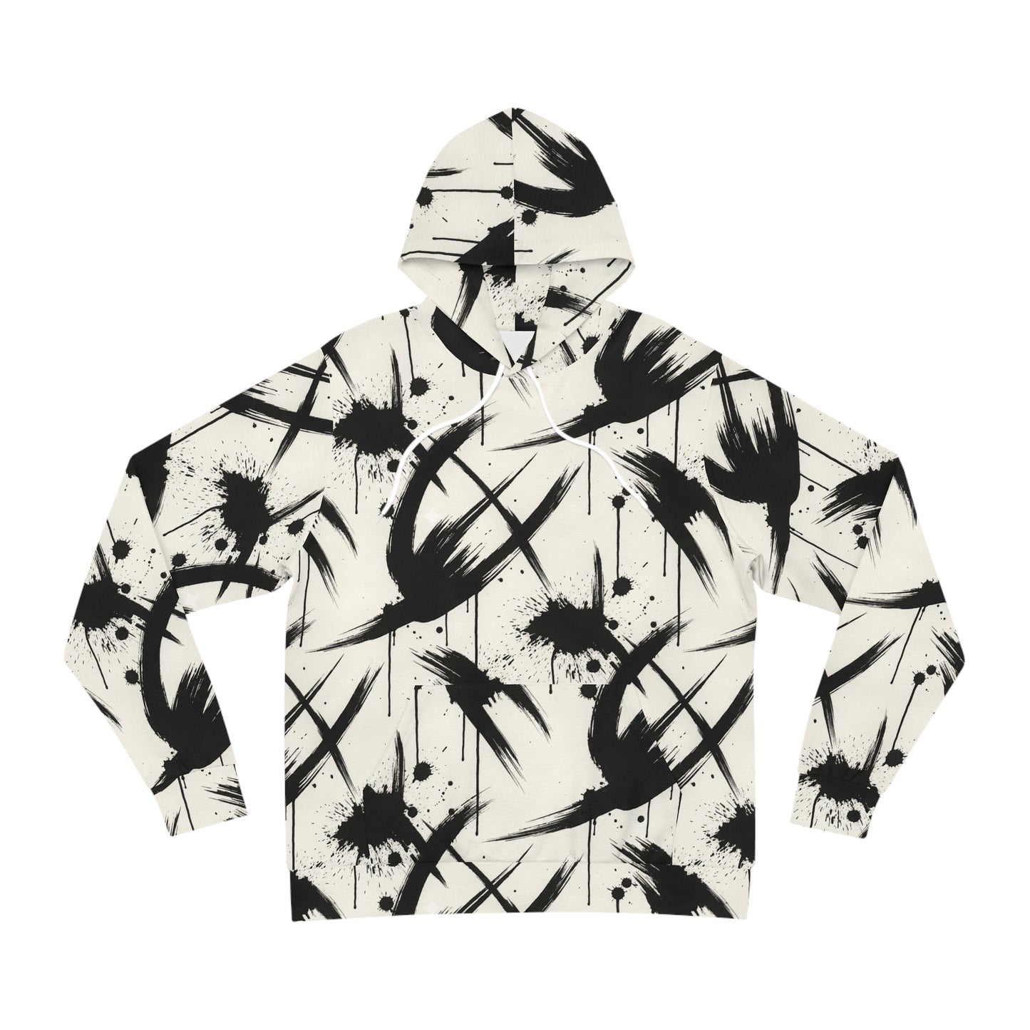 Aggressive Ink Collision Hoodie