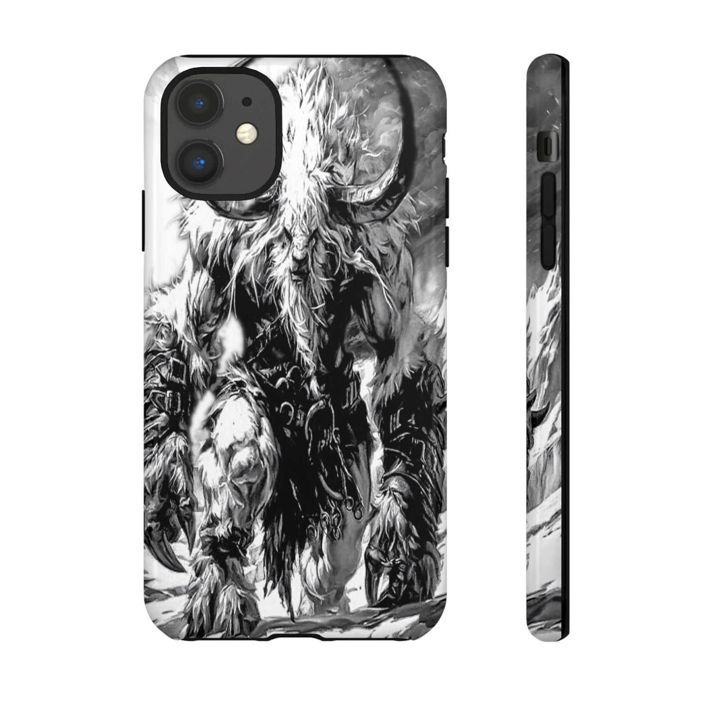 Snow Mountain Creature Tough Phone Case