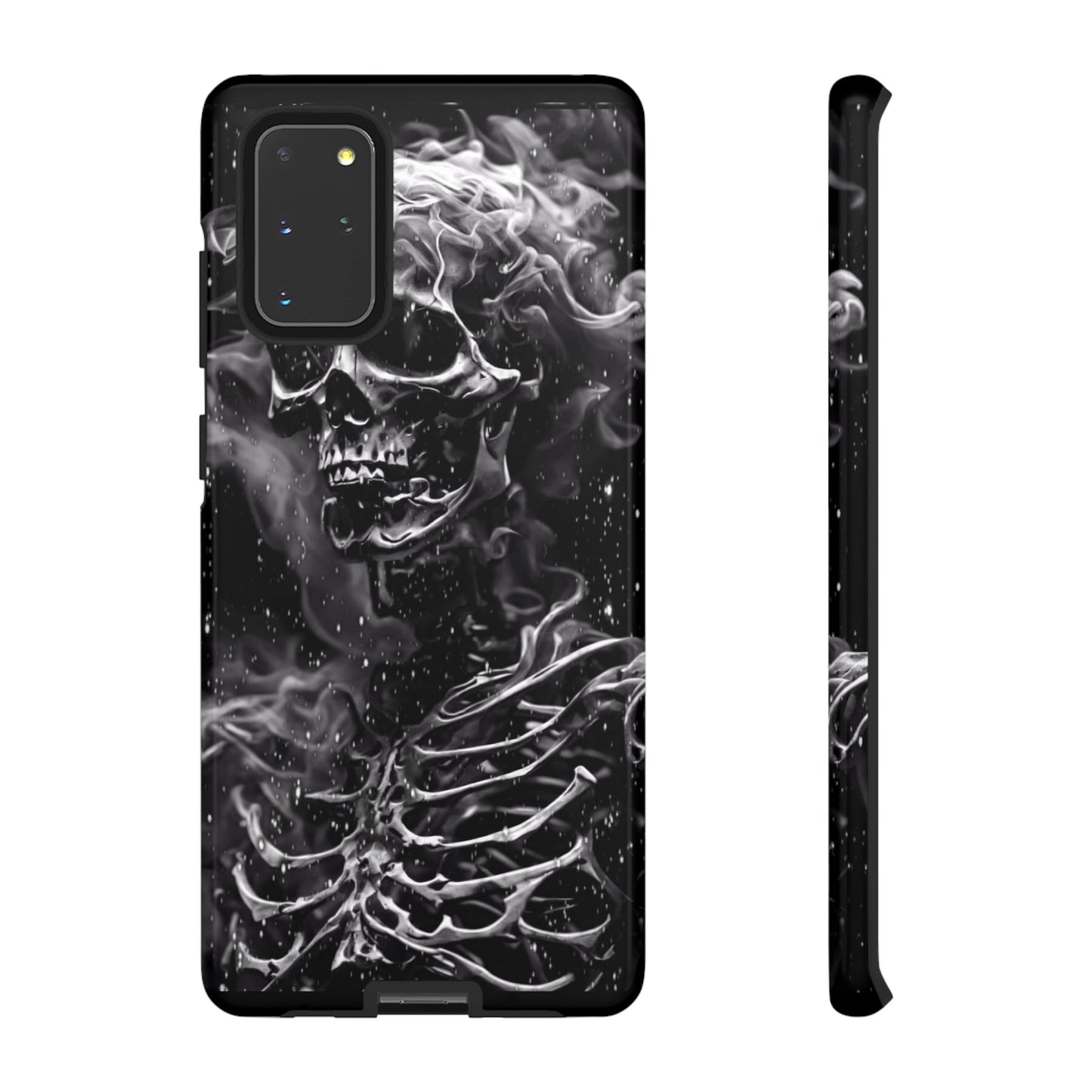 Skeleton On Fire Tough Phone Case