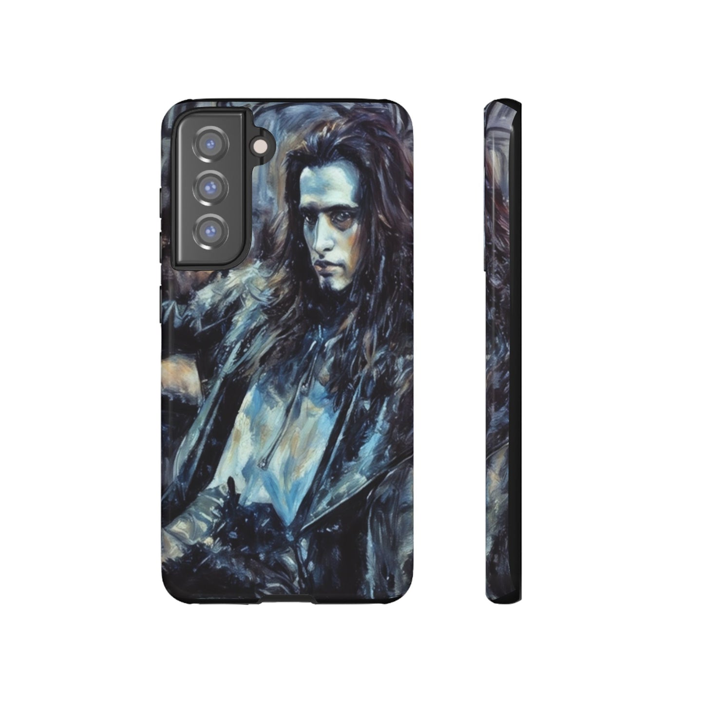 Enigmatic Goth Man Tough Phone Case