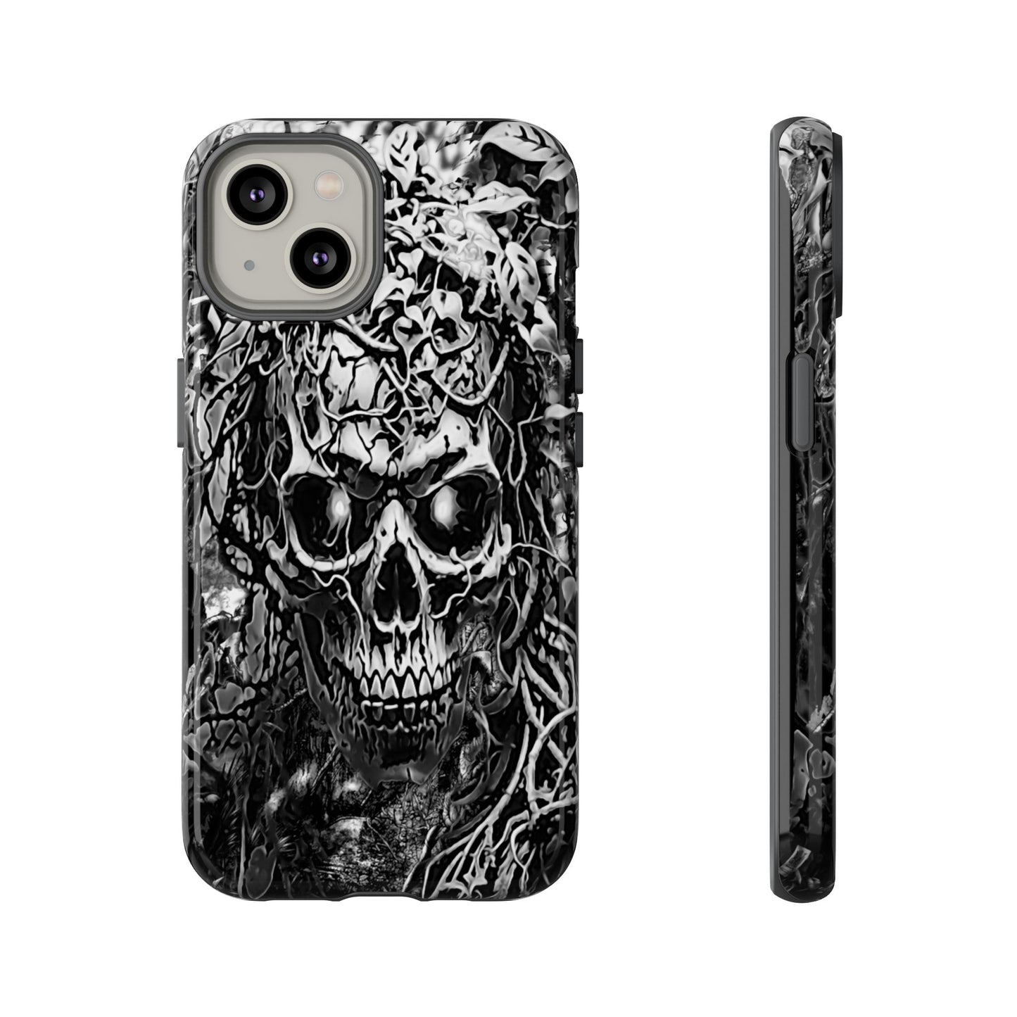 Crawling Vines Skull Tough Phone Case