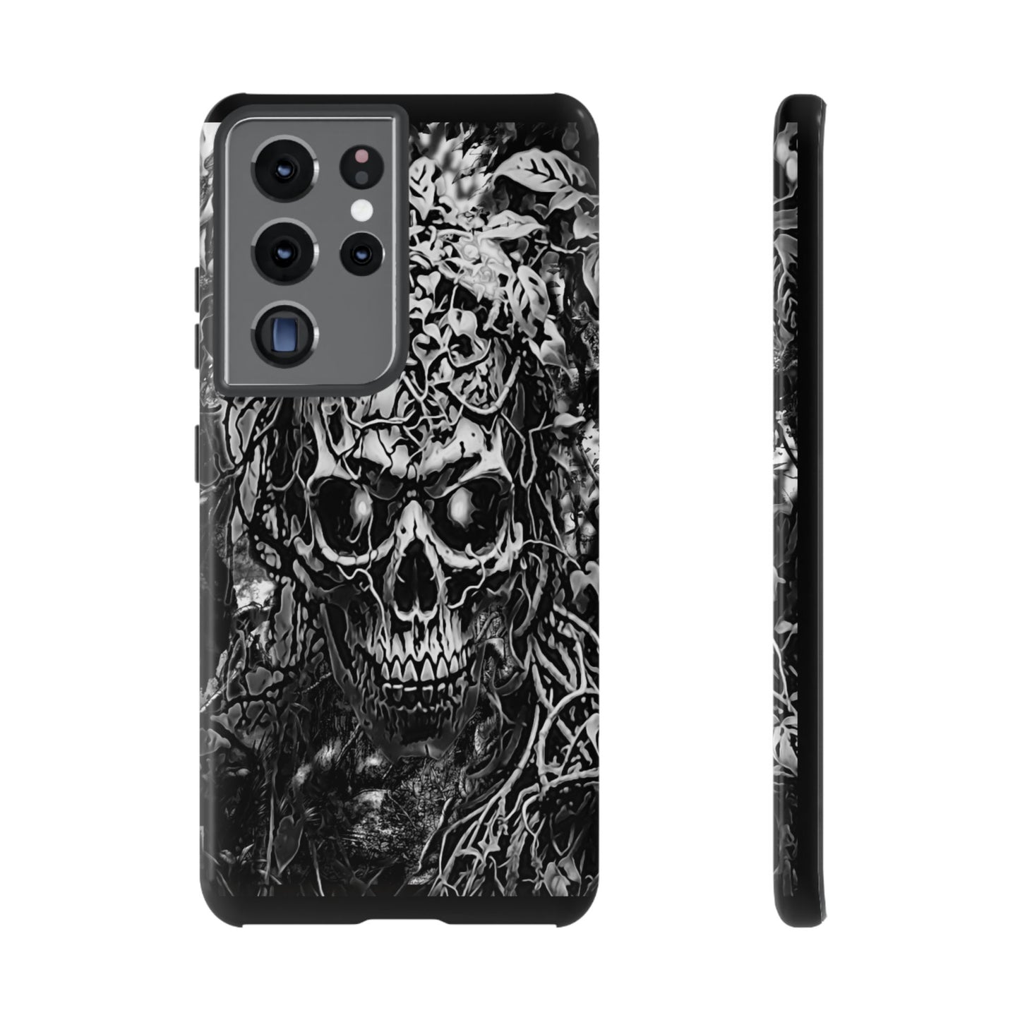 Crawling Vines Skull Tough Phone Case