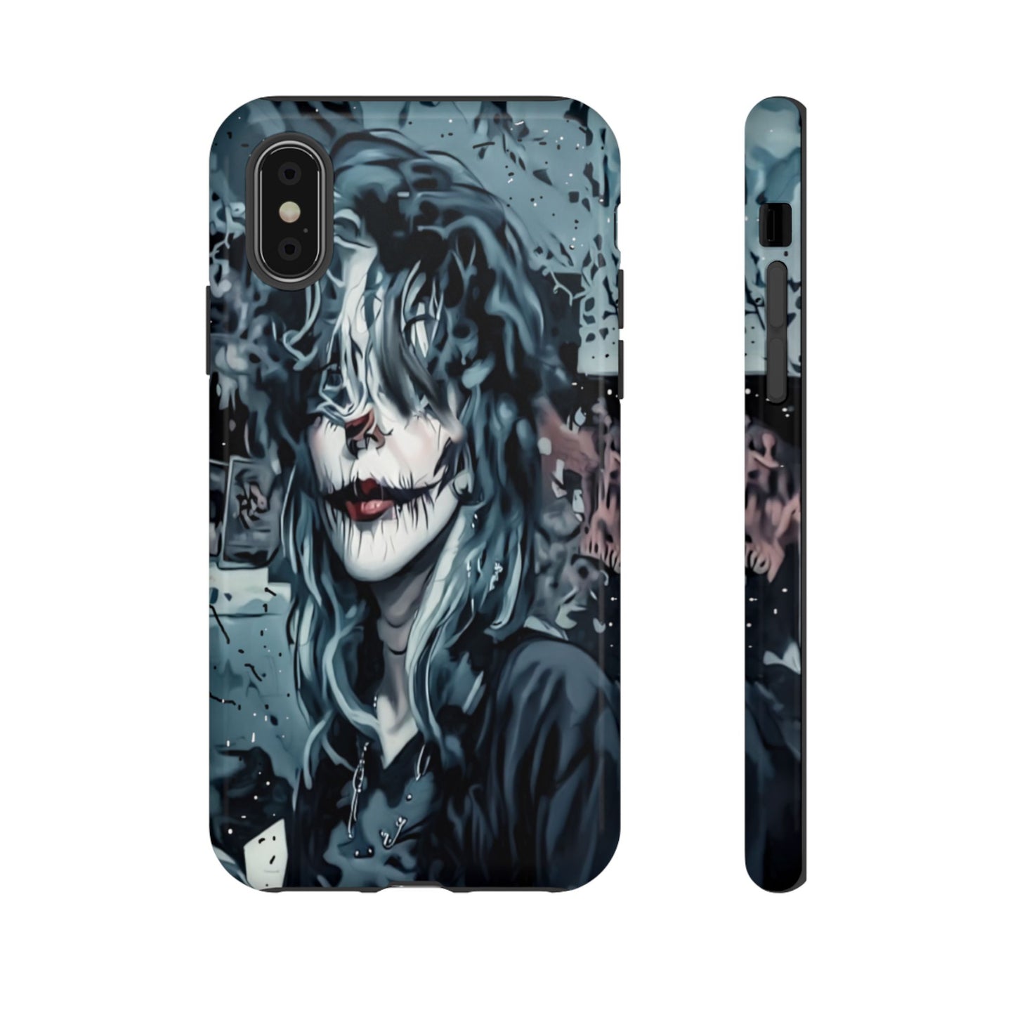 Blinded By Hair Tough Phone Case