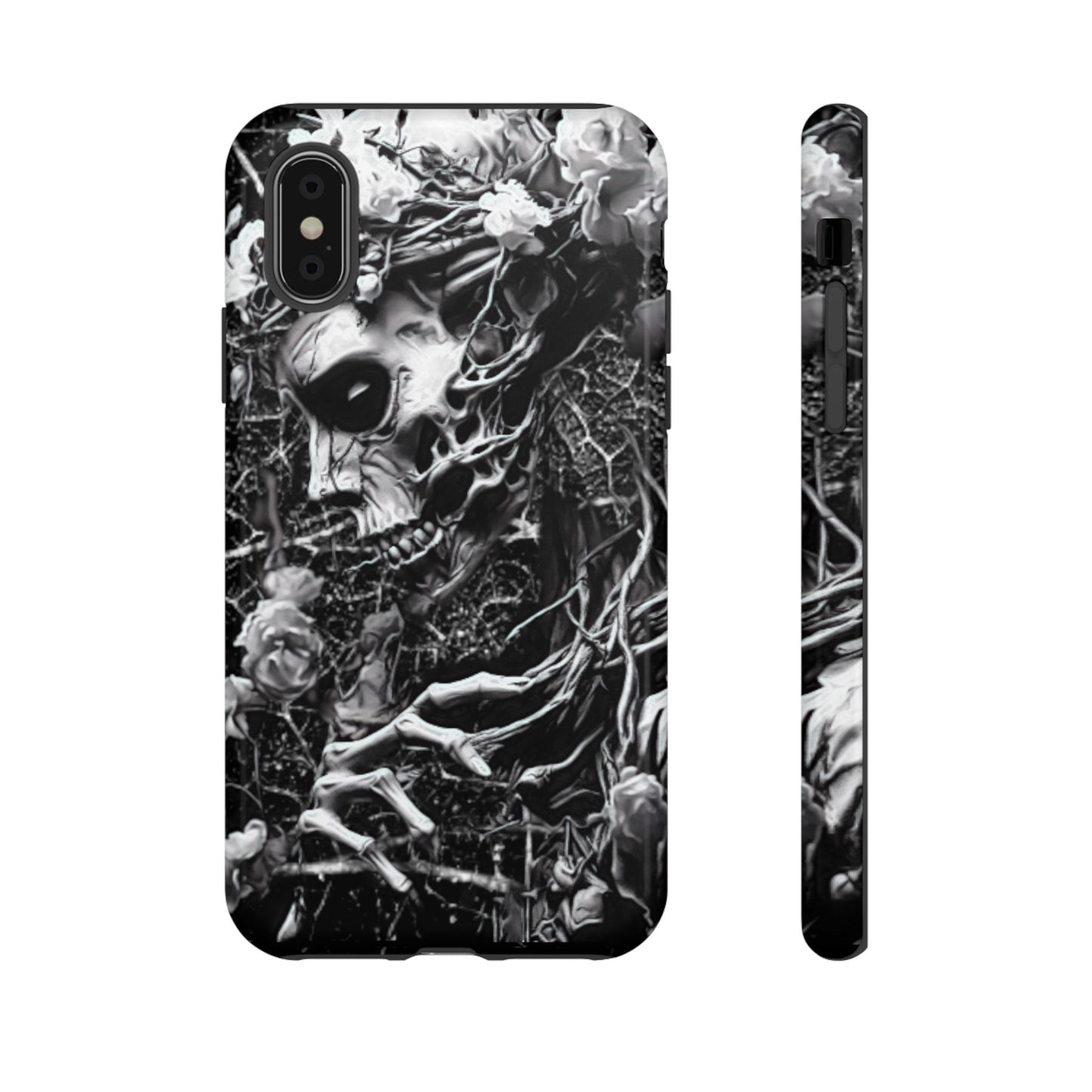 Vines Skull Face Tough Phone Case