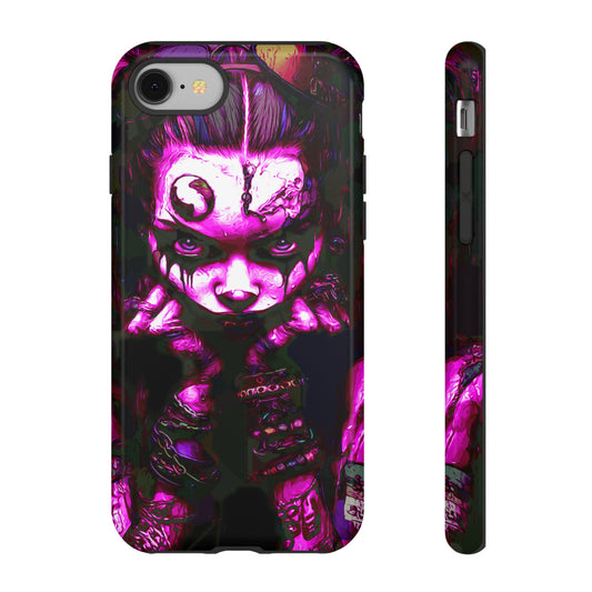 Sassy Goth Girl Tough Phone Case