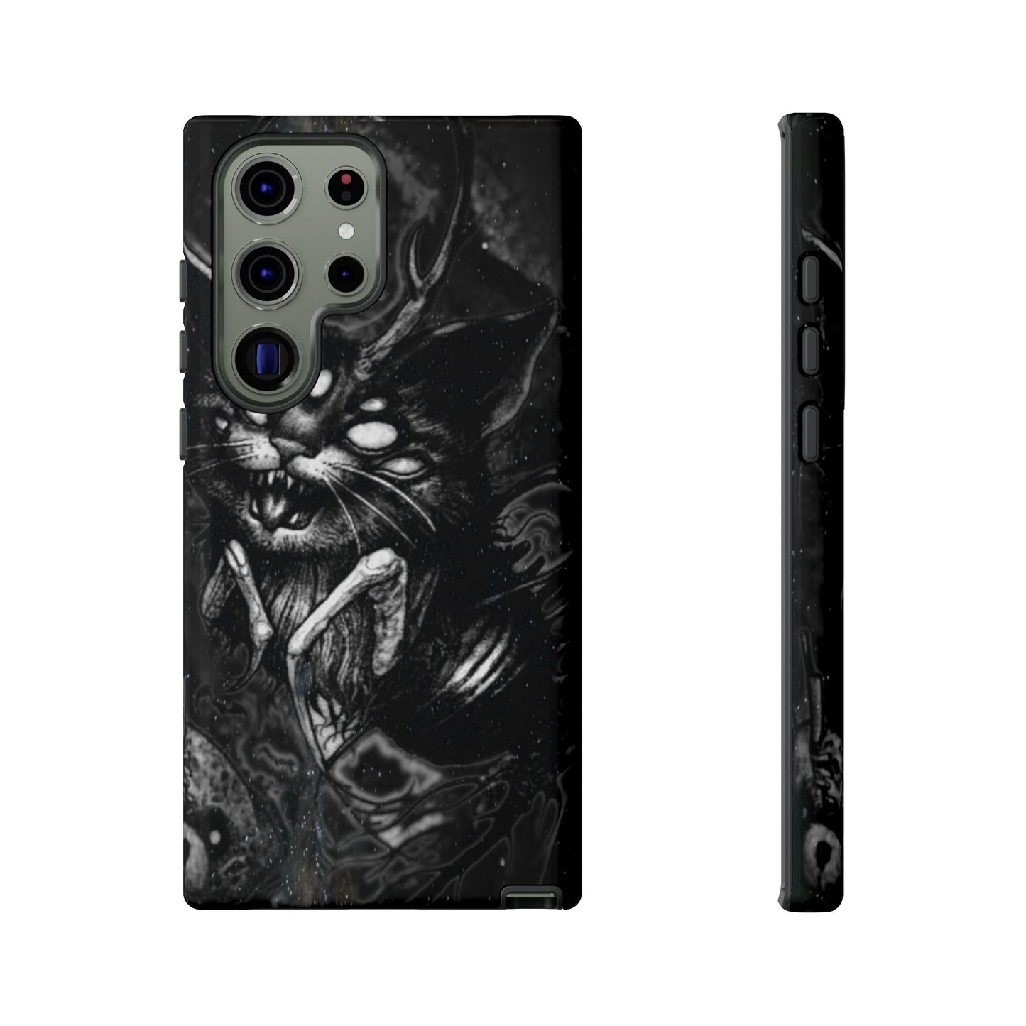 Scarey Cat Creature Tough Phone Case