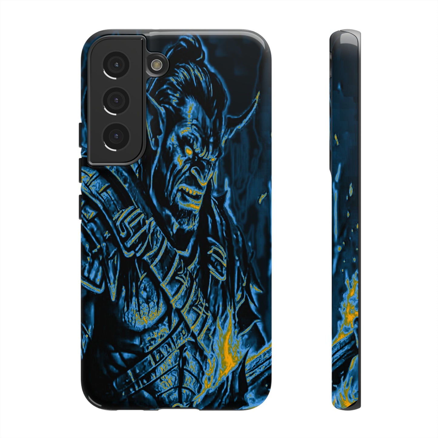 Orc With Flames Tough Phone Case