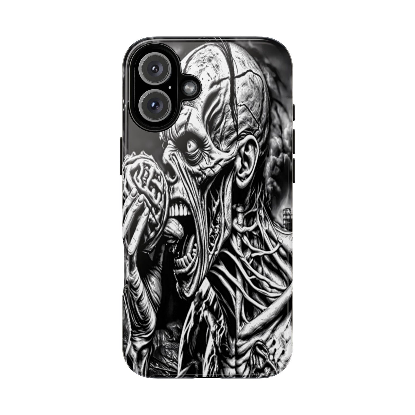 Zombie Eating Brains Tough Phone Case