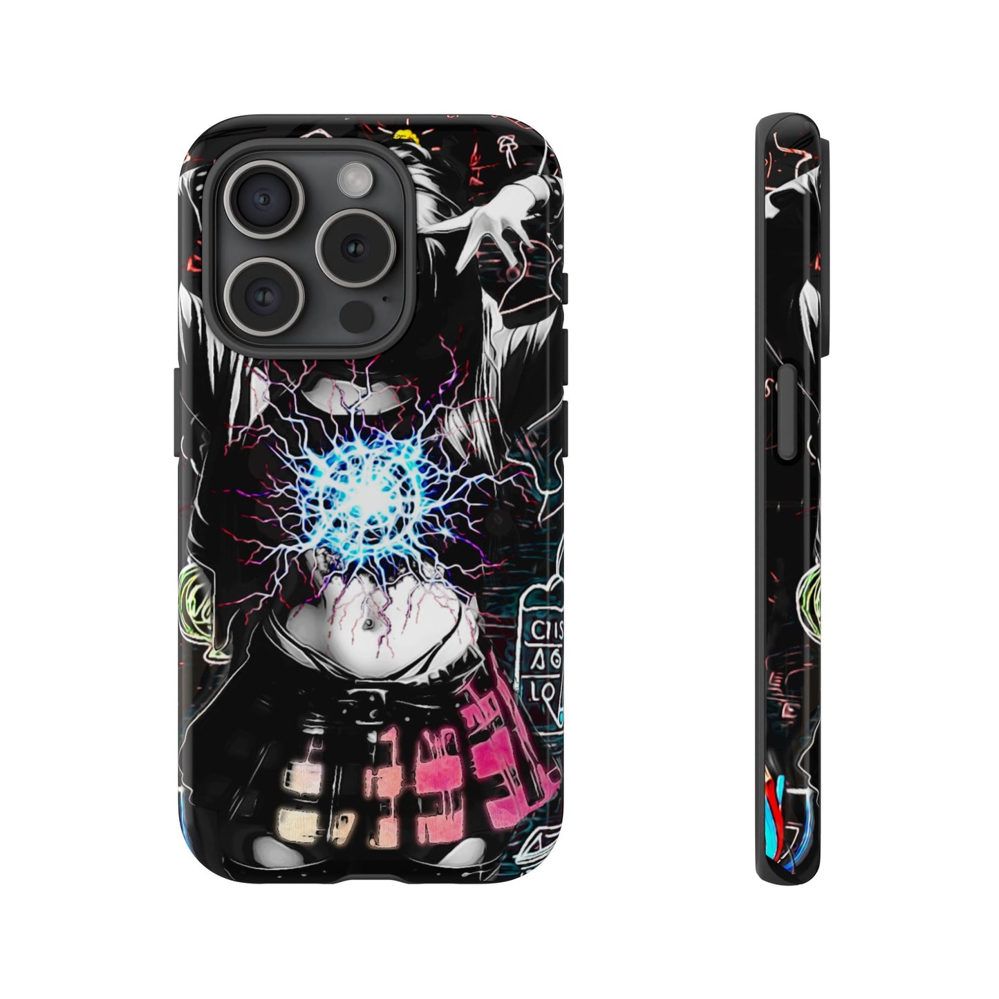 School Girl Lightning Orb Tough Phone Case