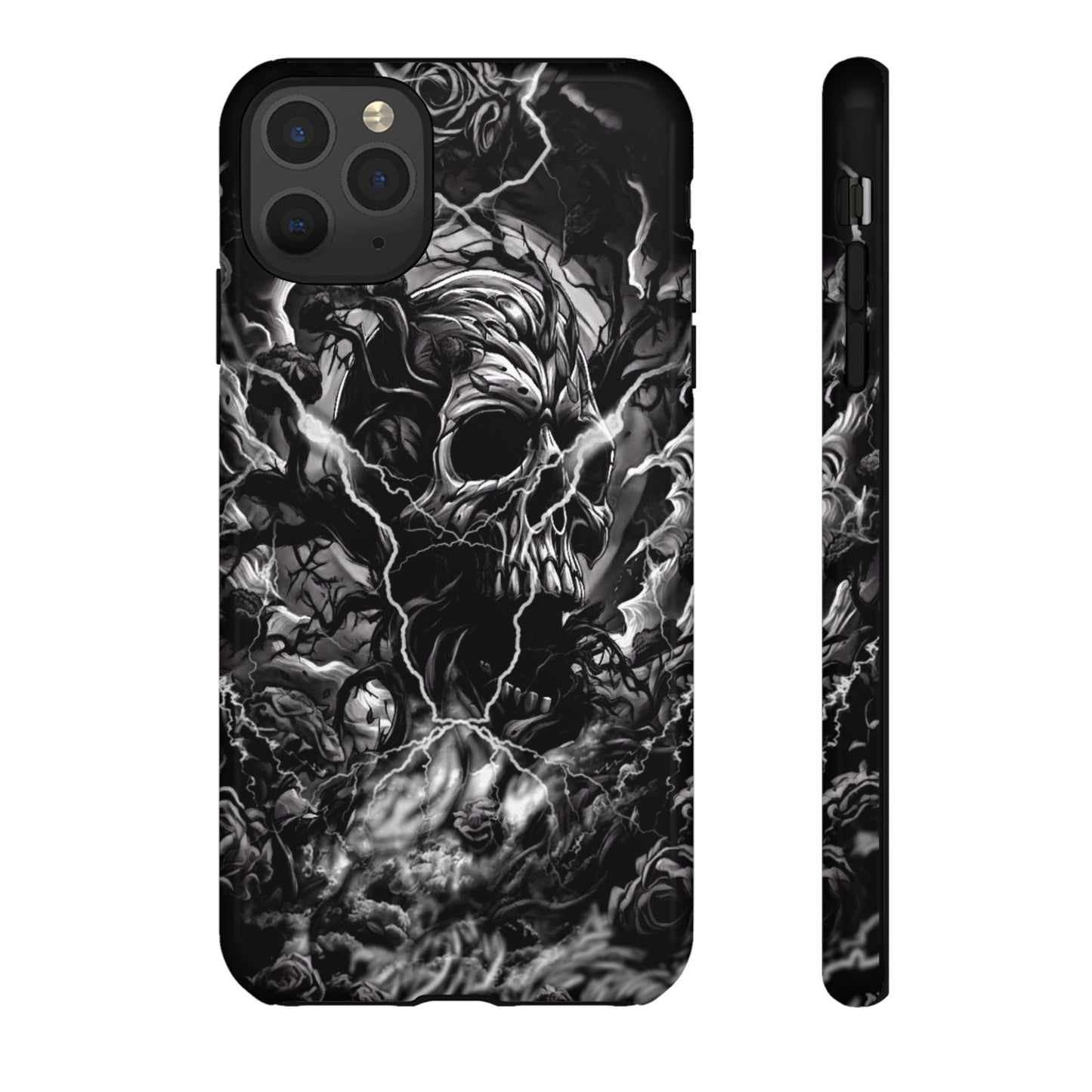 Skull Storm Tough Phone Case