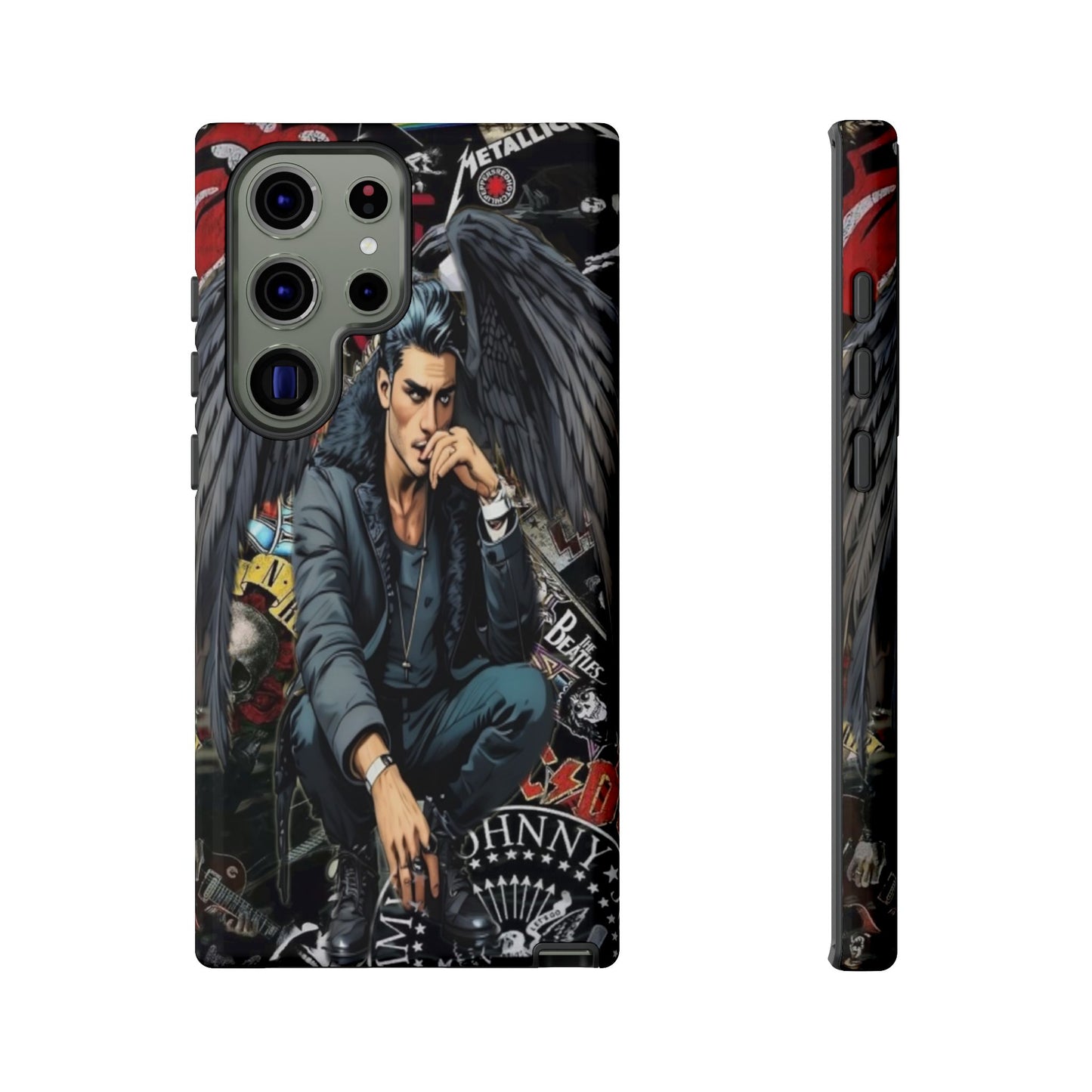 Male Music Angel Tough Phone Case