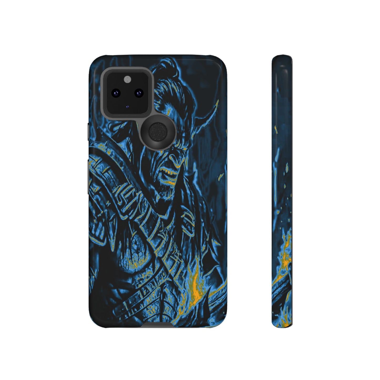 Orc With Flames Tough Phone Case