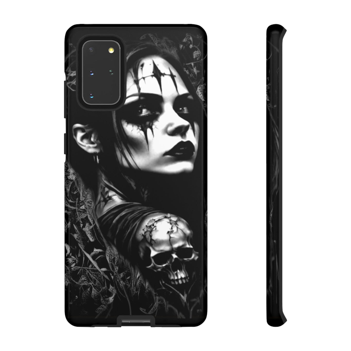 Mysterious Goth Girl Tough Phone Case