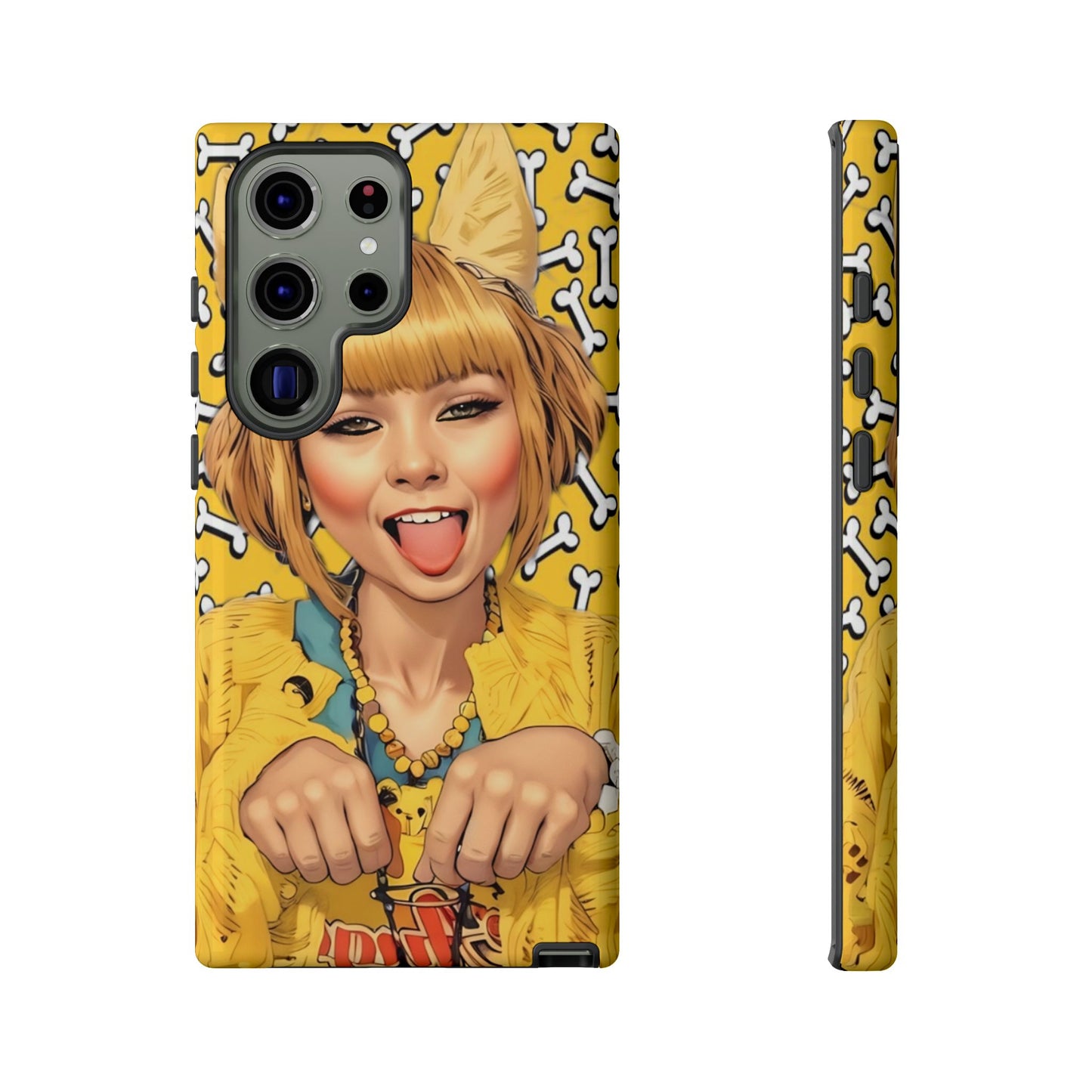 Begging Puppy Girl Tough Phone Case