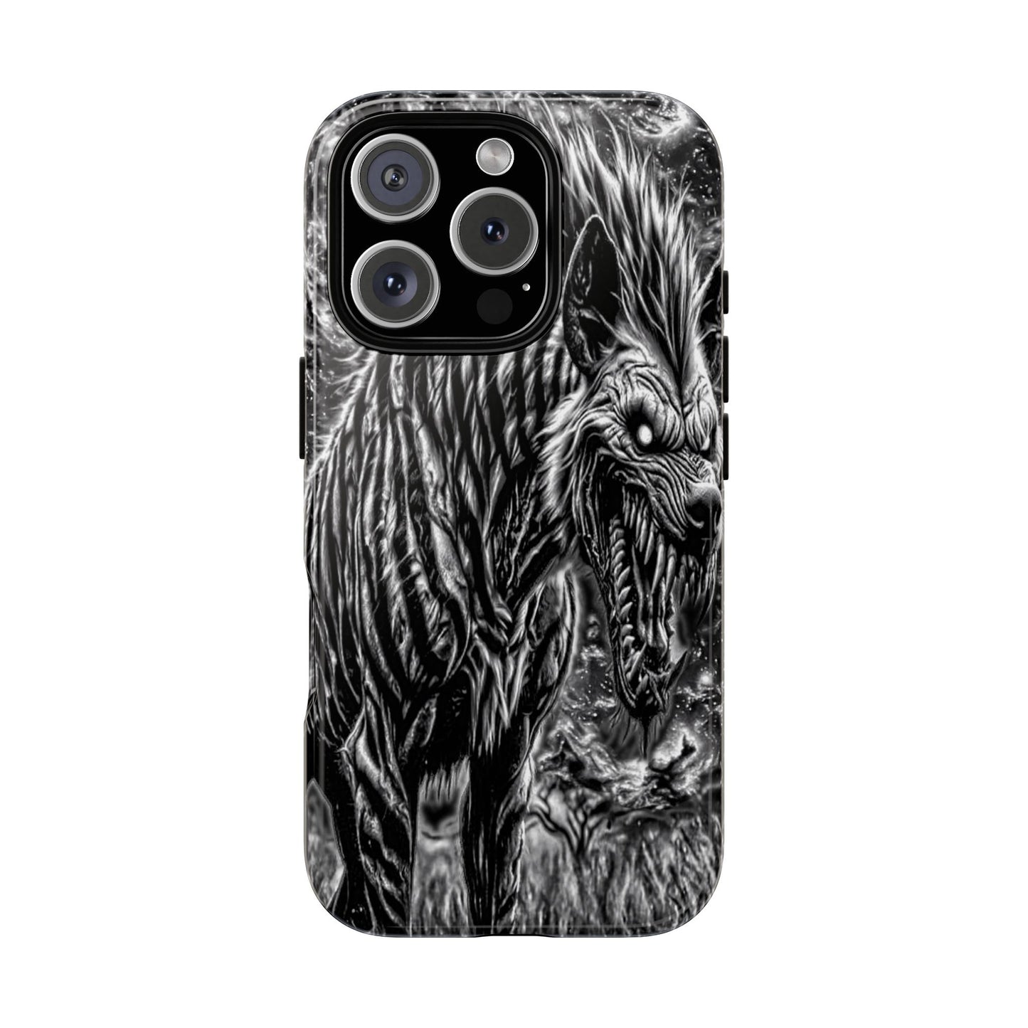 Snarling Hyena Tough Phone Case