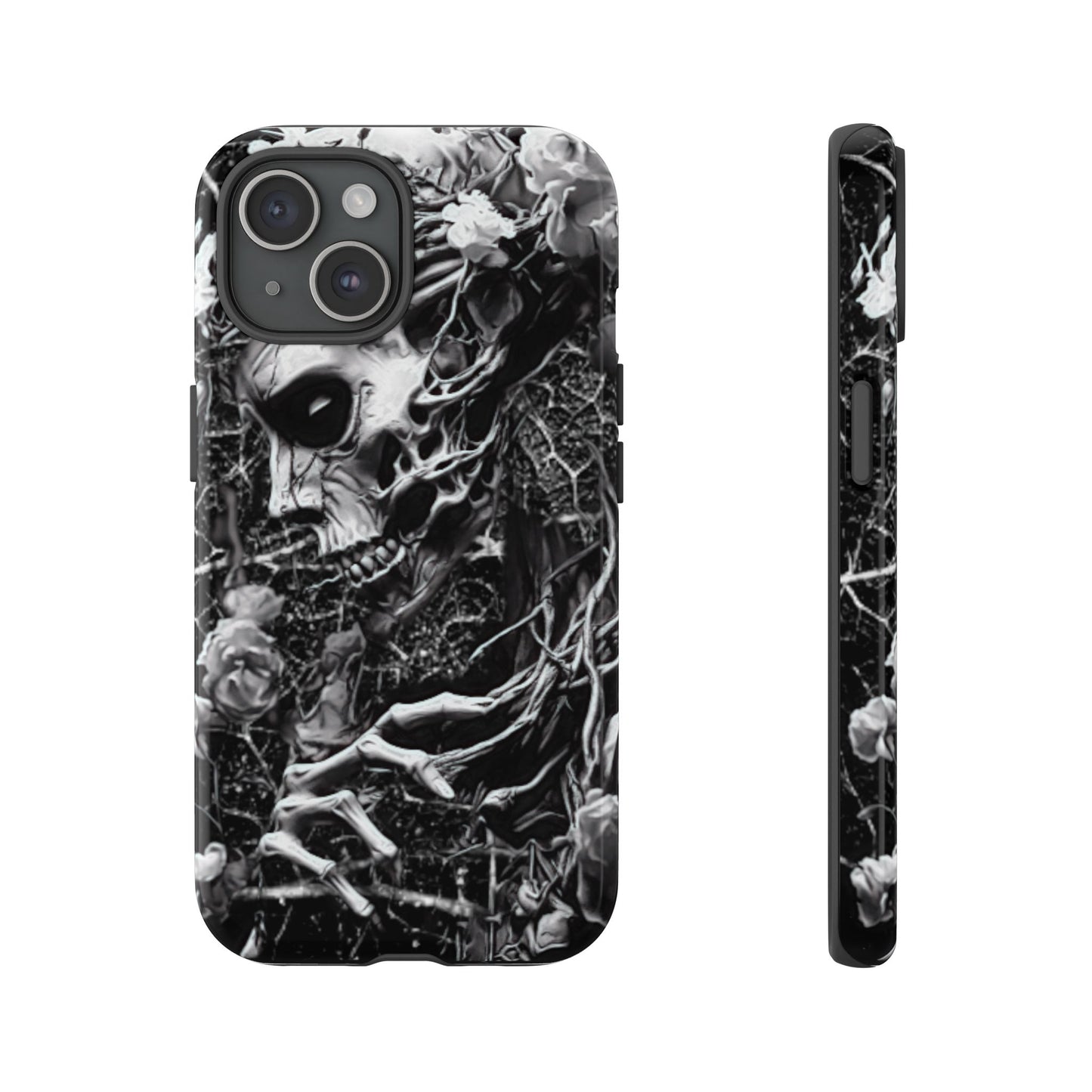 Vines Skull Face Tough Phone Case