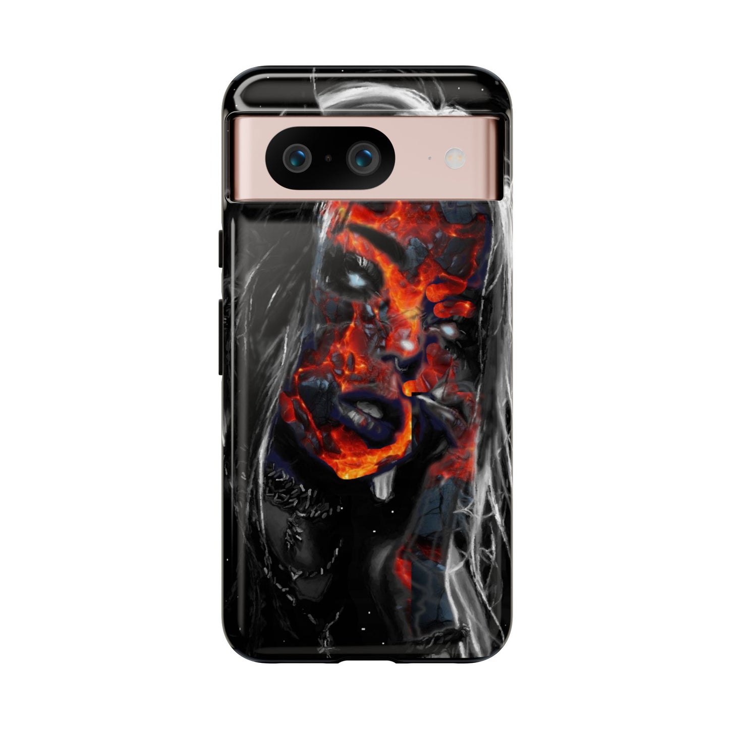 Lava Face Girl Tough Phone Case