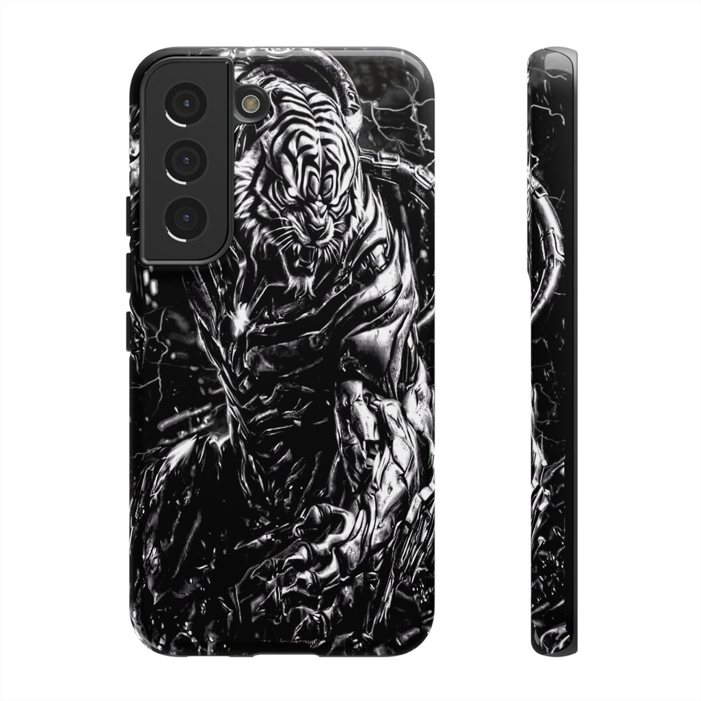 Cyborg Tiger Tough Phone Case