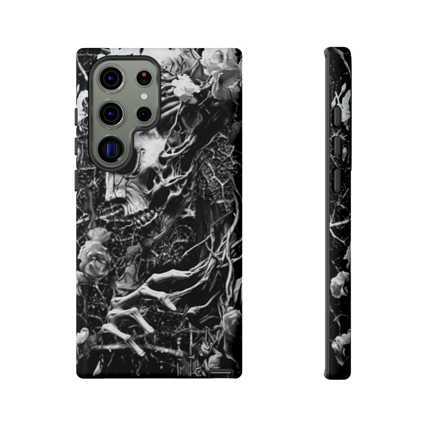 Vines Skull Face Tough Phone Case