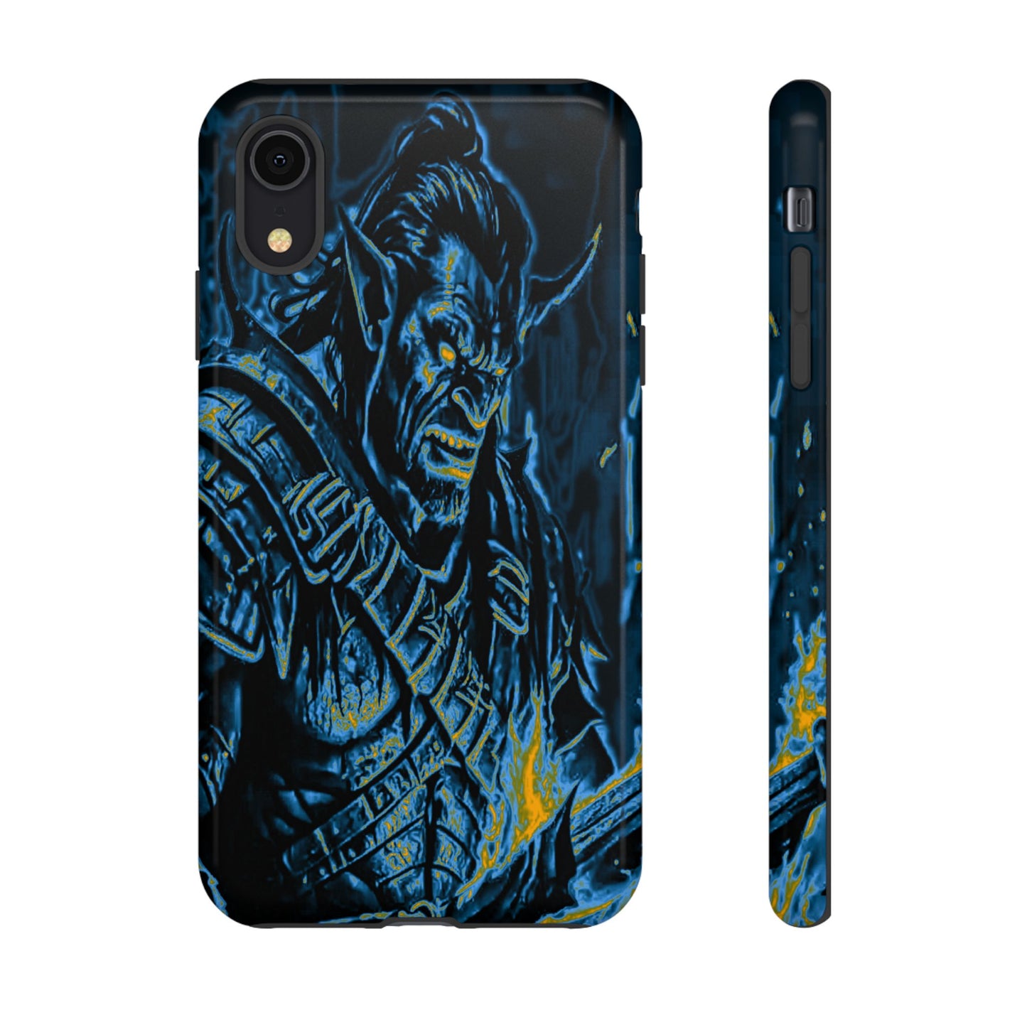 Orc With Flames Tough Phone Case