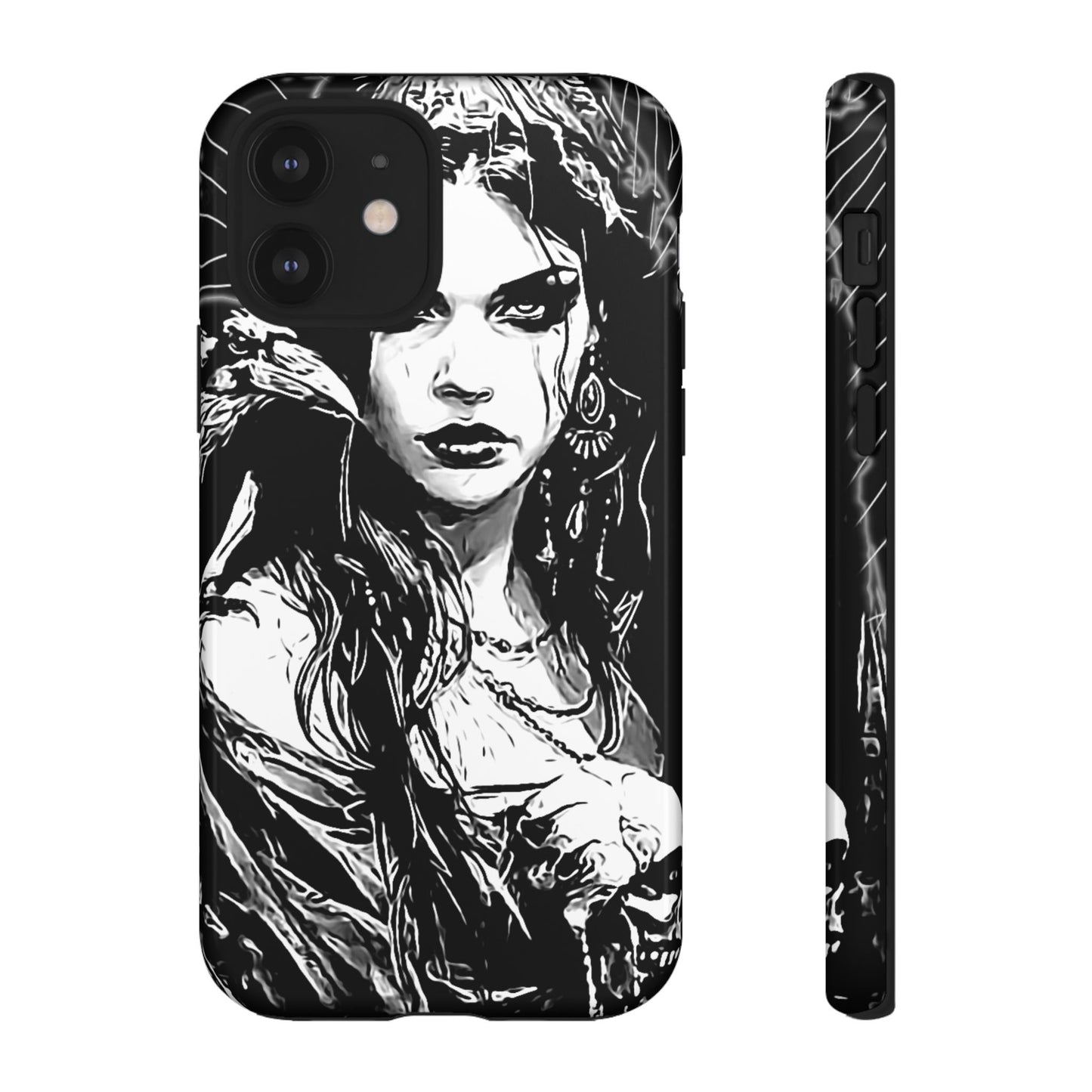 Raven Girl Tough Phone Case