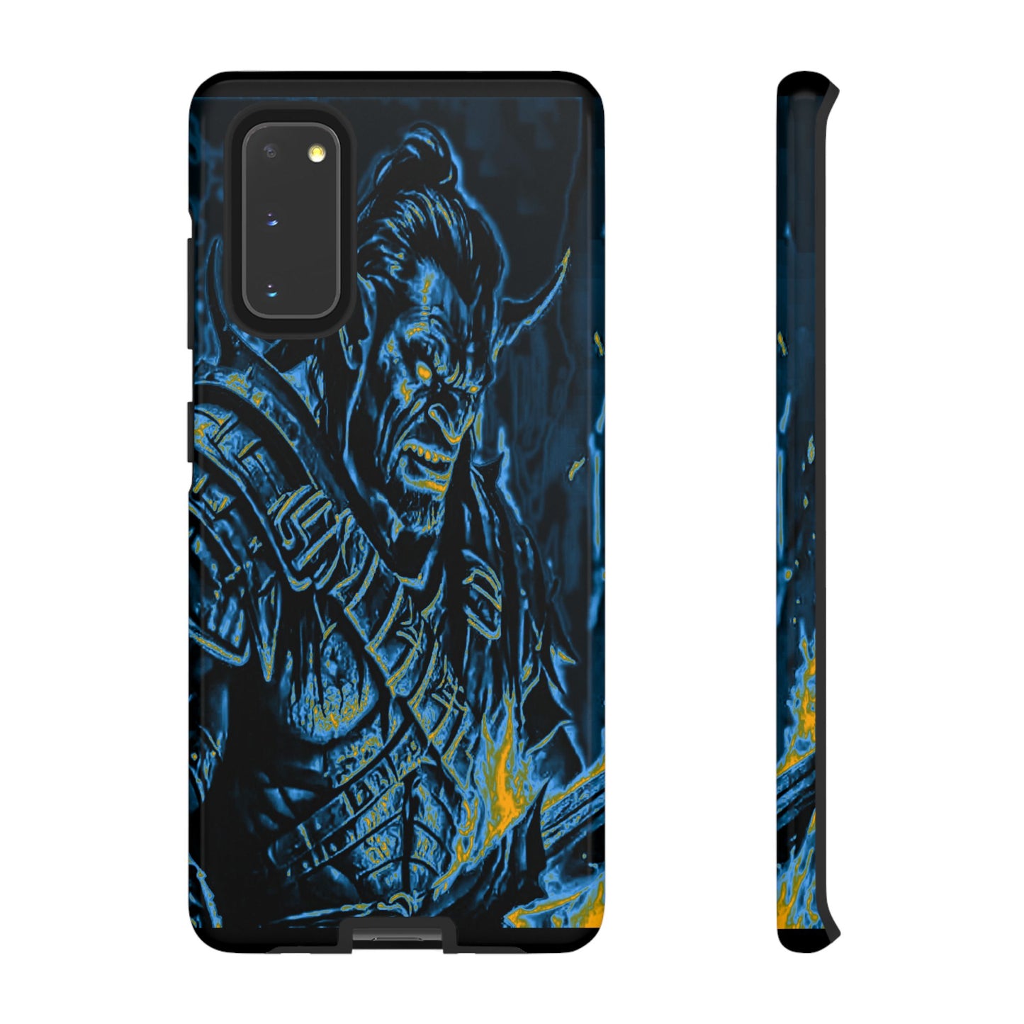 Orc With Flames Tough Phone Case