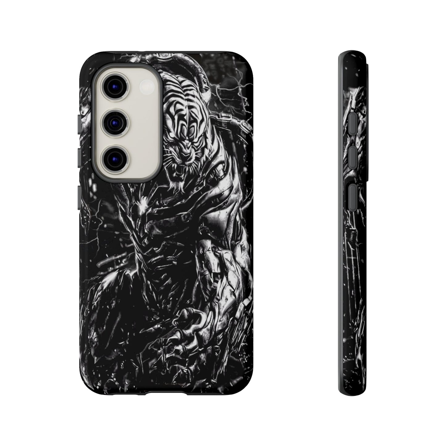 Cyborg Tiger Tough Phone Case