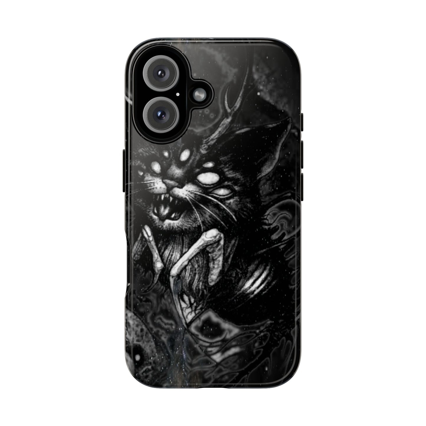 Scarey Cat Creature Tough Phone Case