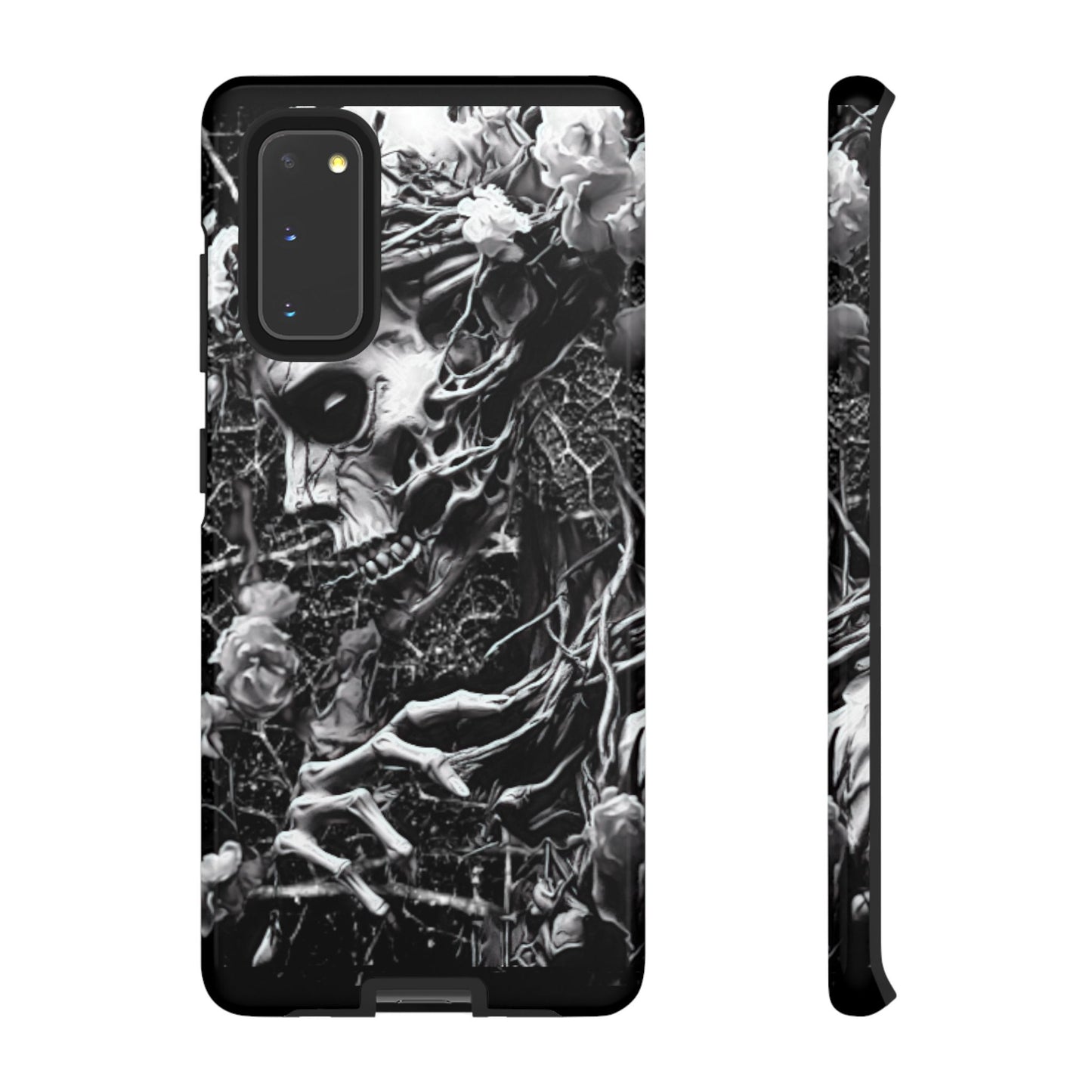 Vines Skull Face Tough Phone Case