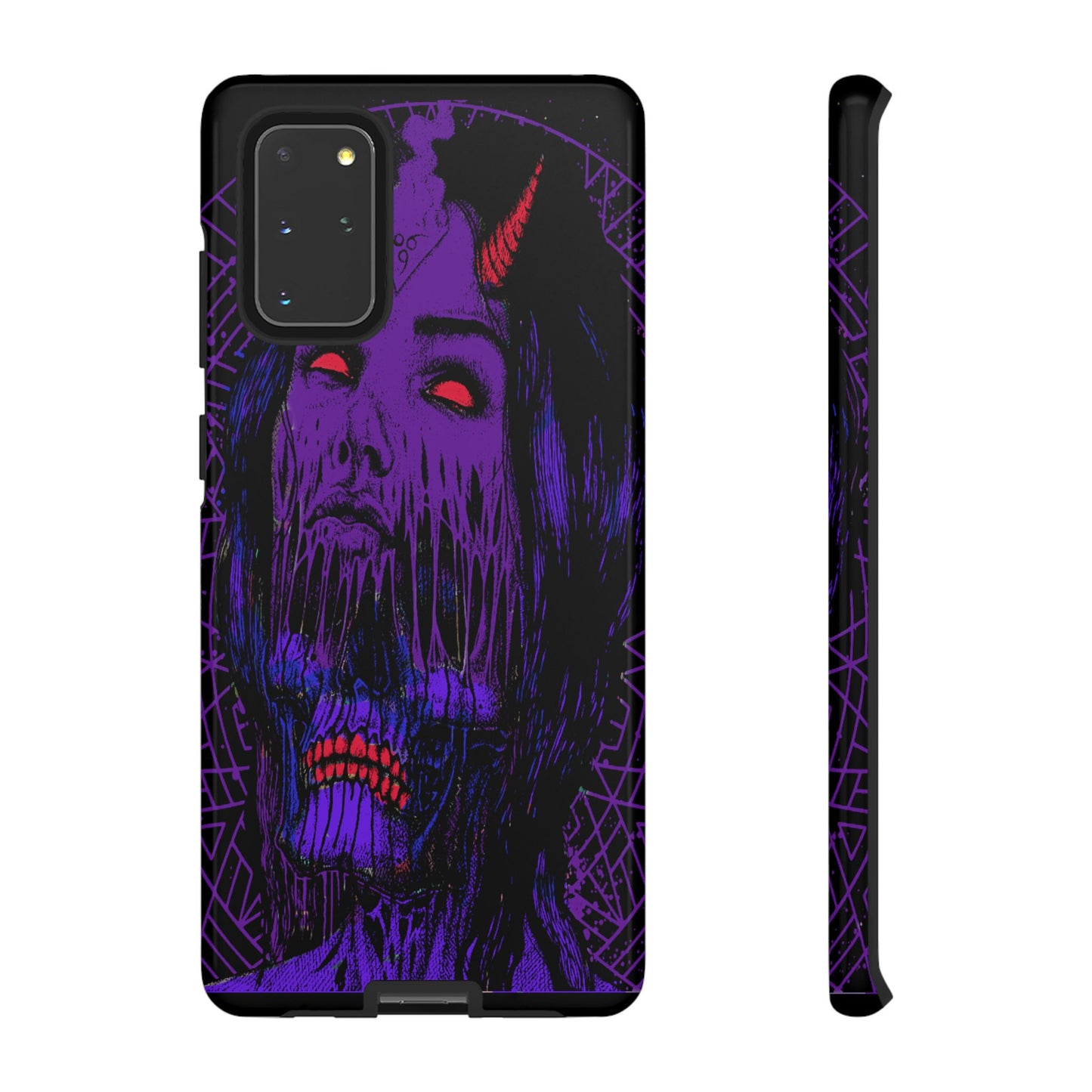 Melting Devil Girl Face Tough Phone Case