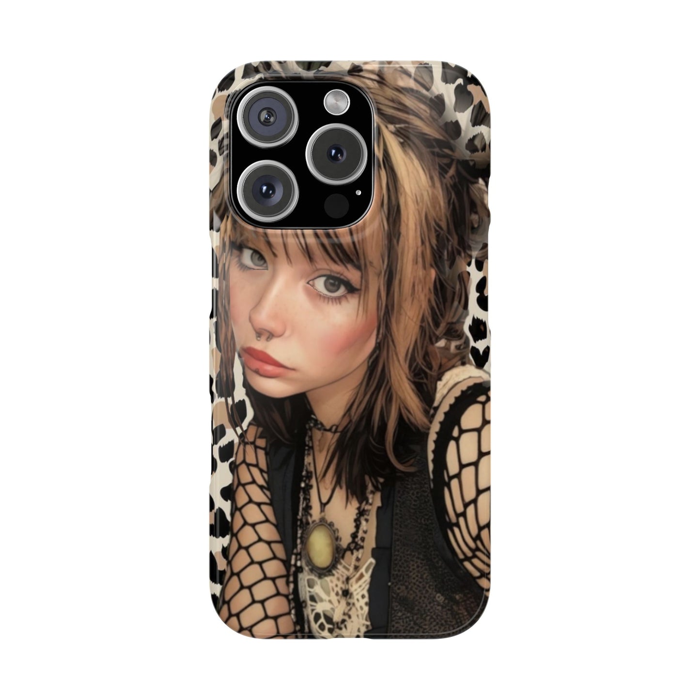 Gothical Leopard Snap Phone Case