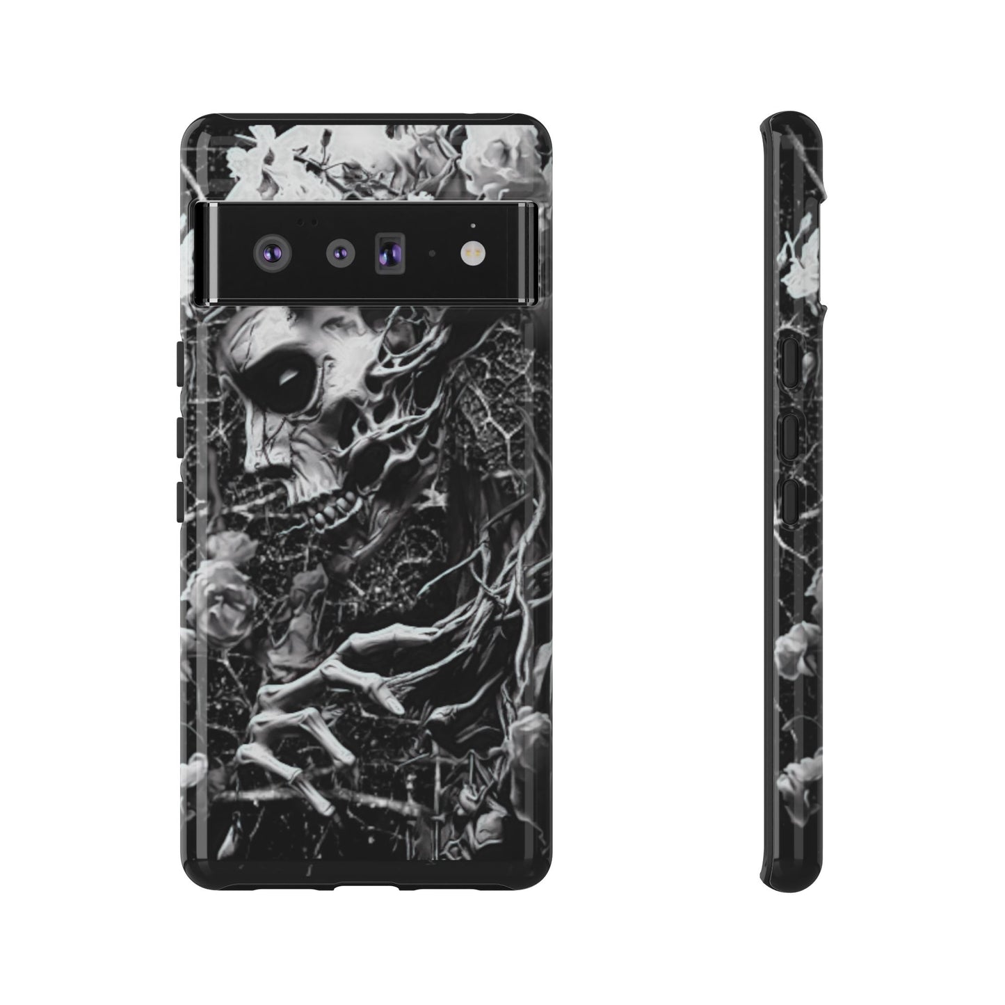 Vines Skull Face Tough Phone Case