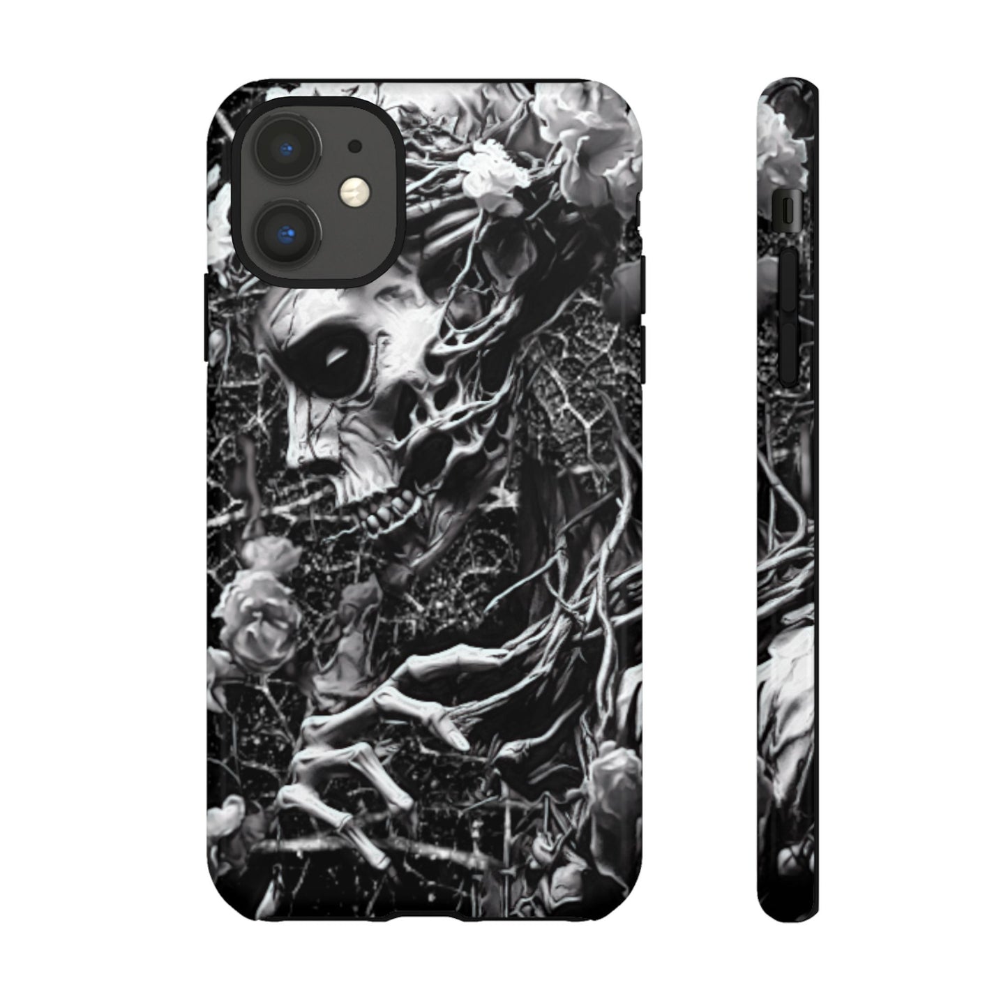 Vines Skull Face Tough Phone Case