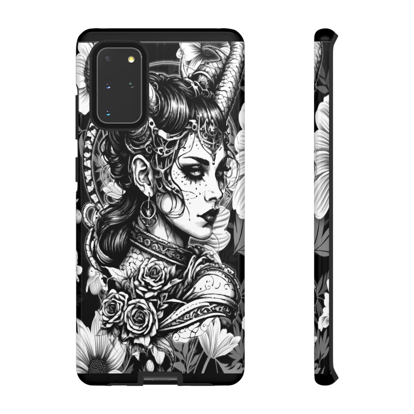 Goth Horned Queen Tough Phone Case