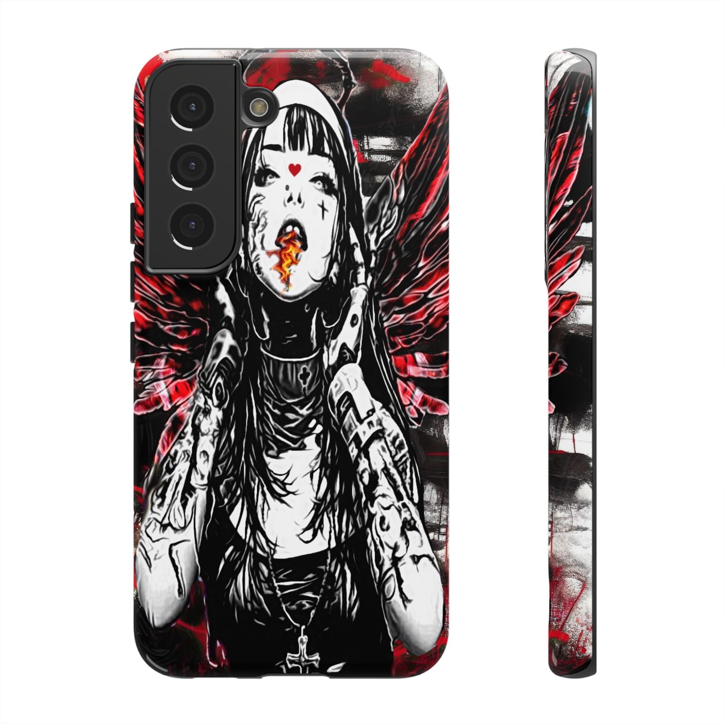 Naughty Angel Nun Tough Phone Case