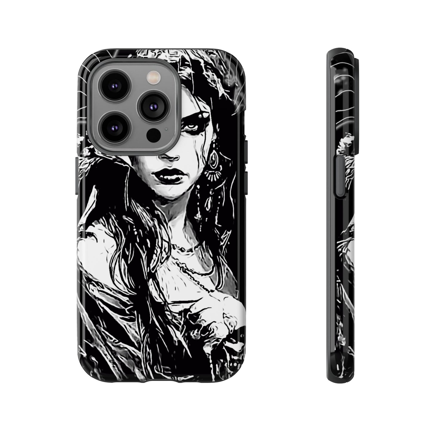 Raven Girl Tough Phone Case