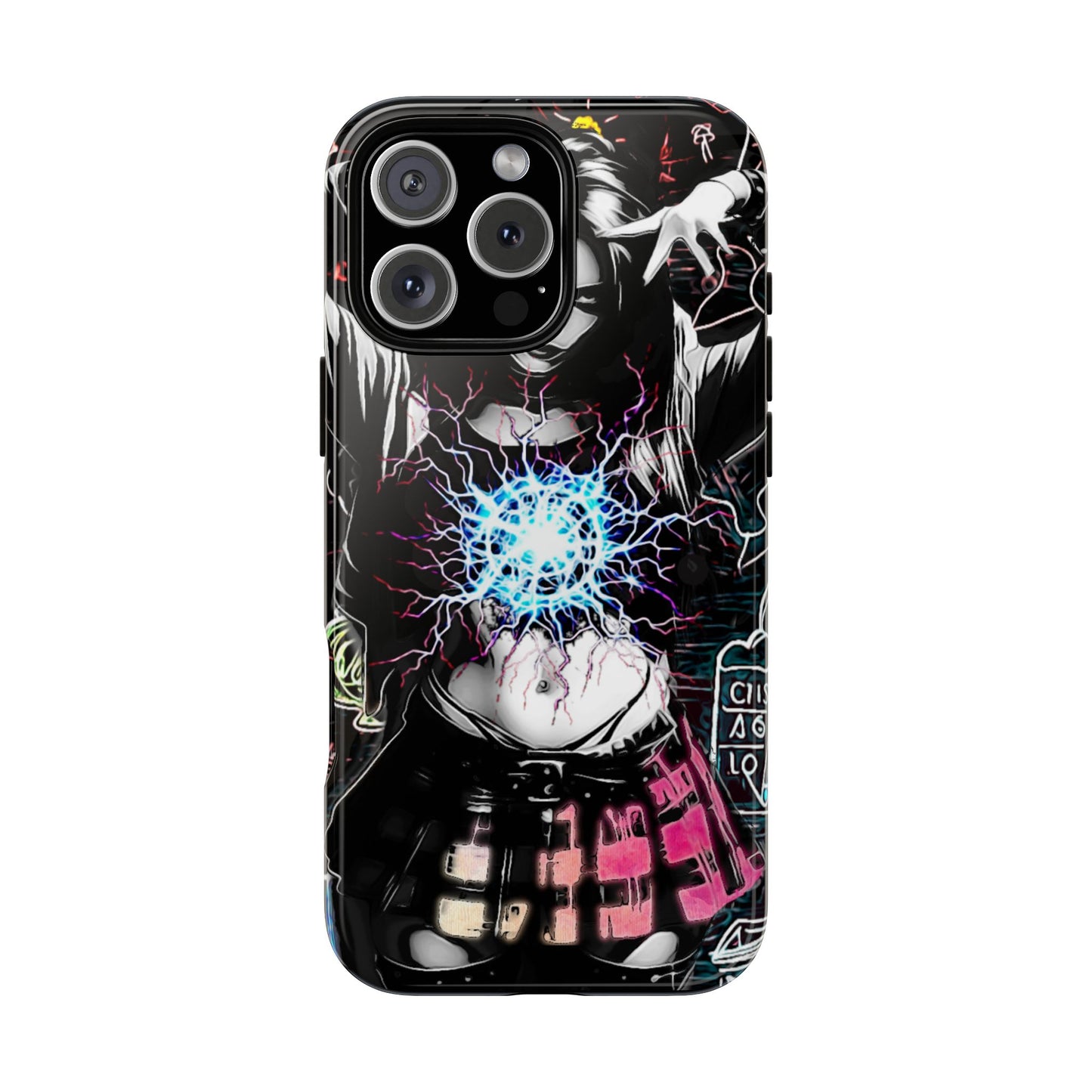 School Girl Lightning Orb Tough Phone Case