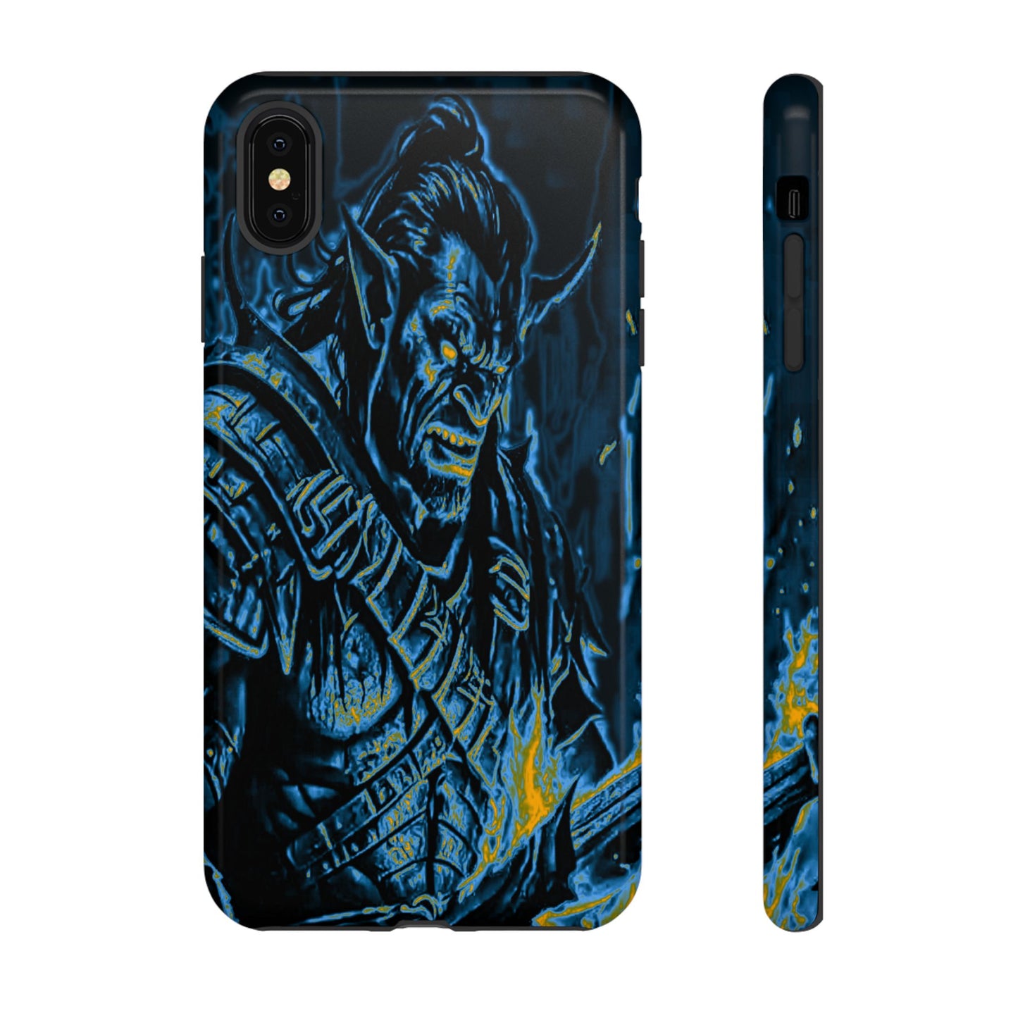 Orc With Flames Tough Phone Case