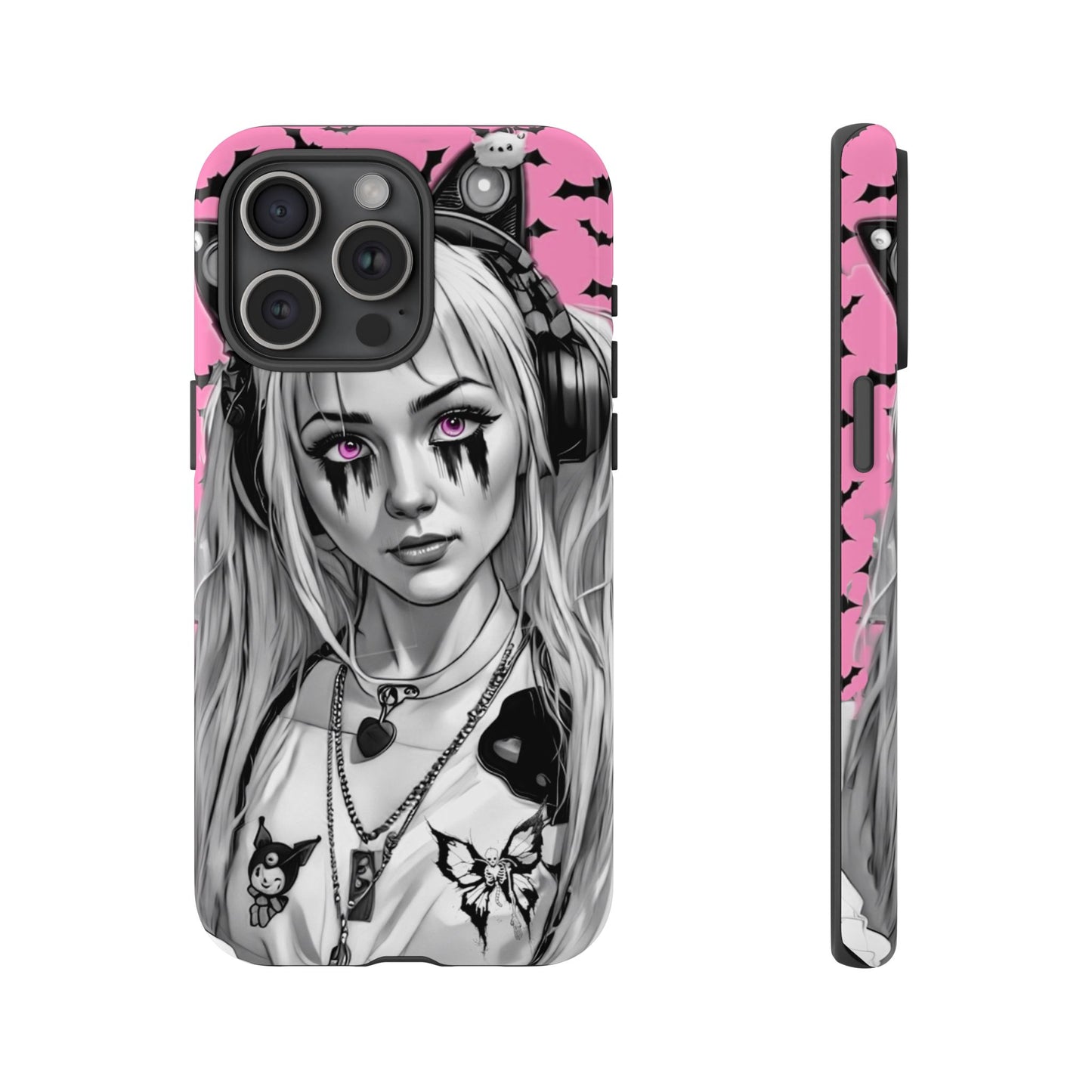 Gothic Kitty Tough Phone Case