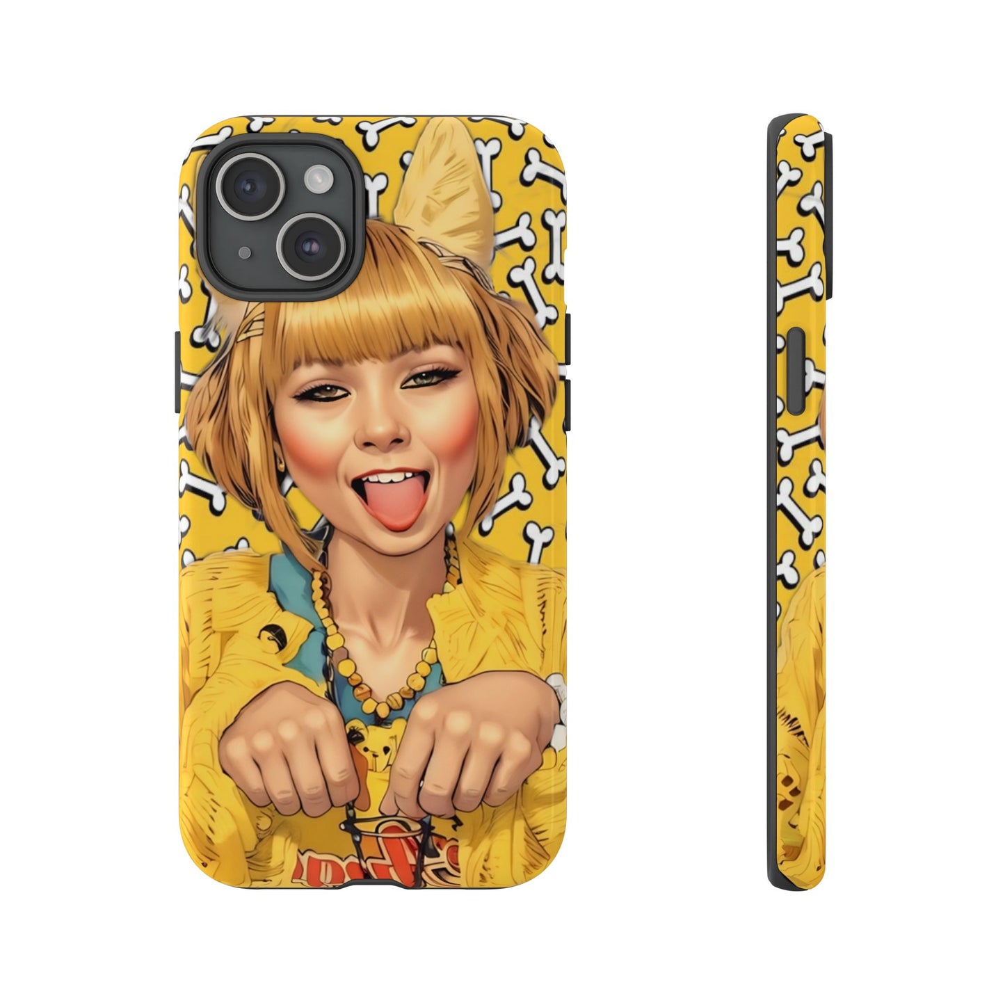 Begging Puppy Girl Tough Phone Case