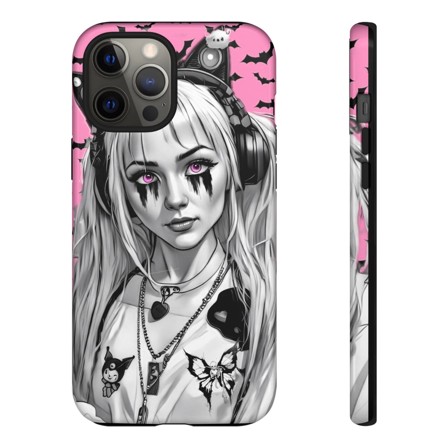 Gothic Kitty Tough Phone Case